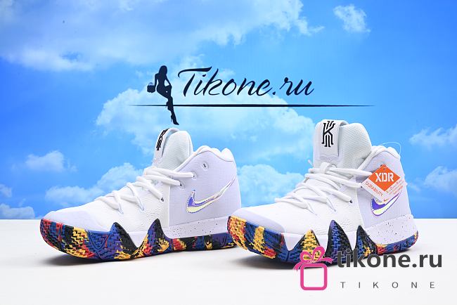 Nike Kyrie 4 White Sneakers - 1