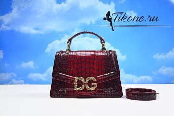 Dolce&Gabbana Red Amore Crocodile 27cm