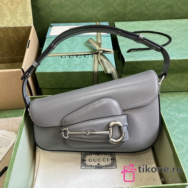 Gucci Horsebit 1955 In Demetra Grey 26.5cm - 1