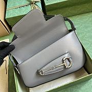 Gucci Horsebit 1955 In Demetra Grey 26.5cm - 2