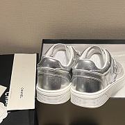 Chanel Silver Trainer - 4