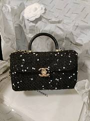 Chanel Tweed Mini Black Pearl 17cm - 1