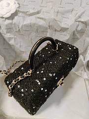 Chanel Tweed Mini Black Pearl 17cm - 5