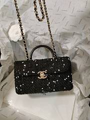 Chanel Tweed Mini Black Pearl 17cm - 3