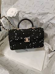 Chanel Tweed Mini Black Pearl 17cm - 4