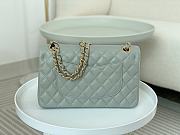 Chanel Medium Light Blue Caviar Gold Hardware 25cm - 5