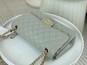 Chanel Medium Light Blue Caviar Gold Hardware 25cm - 4