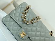 Chanel Medium Light Blue Caviar Gold Hardware 25cm - 2