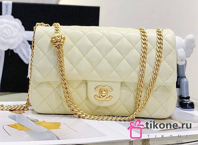 Chanel 23 Classic Citron Lambskin Bag  - 1