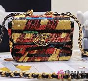 Chanel Classic Sequin Shoulder Bag 18cm - 1