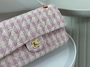 Chanel Tweed Quilted Flap Pink 25cm - 2