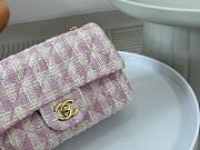 Chanel Tweed Quilted Mini Flap Pink 20cm - 2