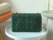 Chanel Tweed Quilted Flap Green 25cm - 3