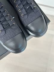 Chanel Navy Jean Boots - 2