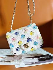 Chanel 2023 Cruise Mini Flower Flap Bag 17cm - 3