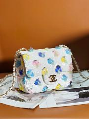 Chanel 2023 Cruise Mini Flower Flap Bag 17cm - 5