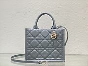 Dior Lady Tote Grey Leather 26cm - 1