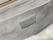 Dior Lady Large Tote Grey Leather 36cm - 5