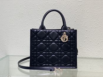 Dior Lady Tote Black Leather 26cm