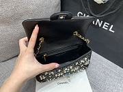 Chanel Black Velvet Light Gold Hardware 20cm - 5