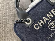 Chanel Deauville Bowling Blue Bag 28cm - 2