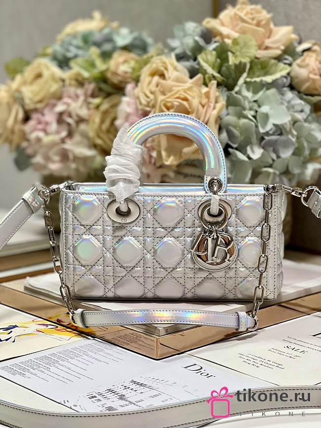 Christian Lady Dior D-Joy Silver - 26x22x16cm - 1