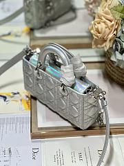 Christian Lady Dior D-Joy Silver - 26x22x16cm - 5