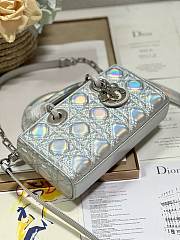 Christian Lady Dior D-Joy Silver - 26x22x16cm - 4