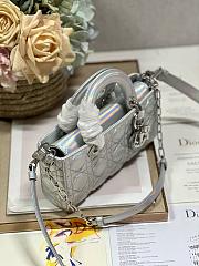 Christian Lady Dior D-Joy Silver - 26x22x16cm - 3