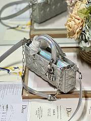 Christian Lady Dior D-Joy Silver - 26x22x16cm - 2