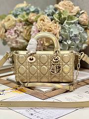 Christian Lady Dior D-Joy Shiny Gold - 26x22x16cm - 1