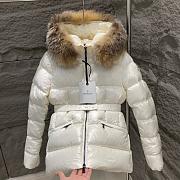 Moncler White Short Down Jacket - 4