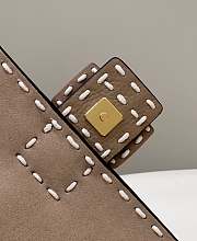 Fendi Baguette Wool Brown - 27x15x6cm - 5