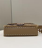 Fendi Baguette Wool Brown - 27x15x6cm - 2