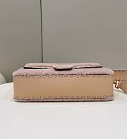 Fendi Baguette Wool Pink - 27x15x6cm - 2