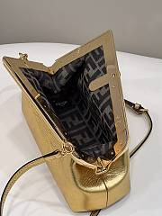 Fendi First Small Gold Leather - 26x18x9.5cm - 4