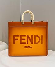 Fendi Sunshine Orange Large Tote - 40×17×37cm - 1