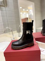 Valentino Garavani One Stud Black Boots - 4