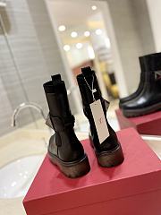 Valentino Garavani One Stud Black Boots - 3