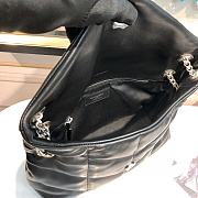 YSL Loulou Puffer Shiny Black Handbag - 29x17x11cm - 4