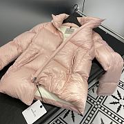 Moncler Zip-Up Long-Sleeved Pink Jacket - 4