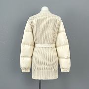 Moncler White Cashmere Cardigan - 5