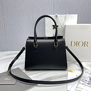 Dior Black Leather Boston Bag - 29x22x15cm - 1