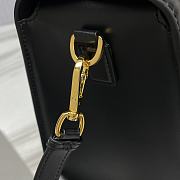 Dior Black Leather Boston Bag - 29x22x15cm - 5