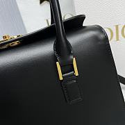 Dior Black Leather Boston Bag - 29x22x15cm - 2