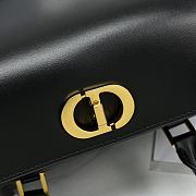 Dior Black Leather Boston Bag - 29x22x15cm - 3