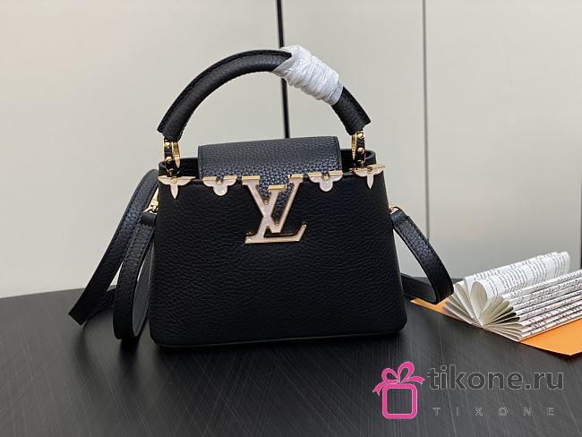 Louis Vuitton M23263 Mini Capucines Black - 21x14x8cm - 1