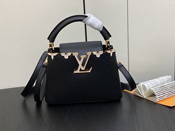 Louis Vuitton M23263 Mini Capucines Black - 21x14x8cm