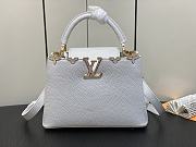 Louis Vuitton M23263 Capucines White - 27x18x9cm - 1