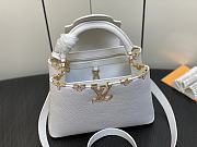 Louis Vuitton M23263 Capucines White - 27x18x9cm - 4